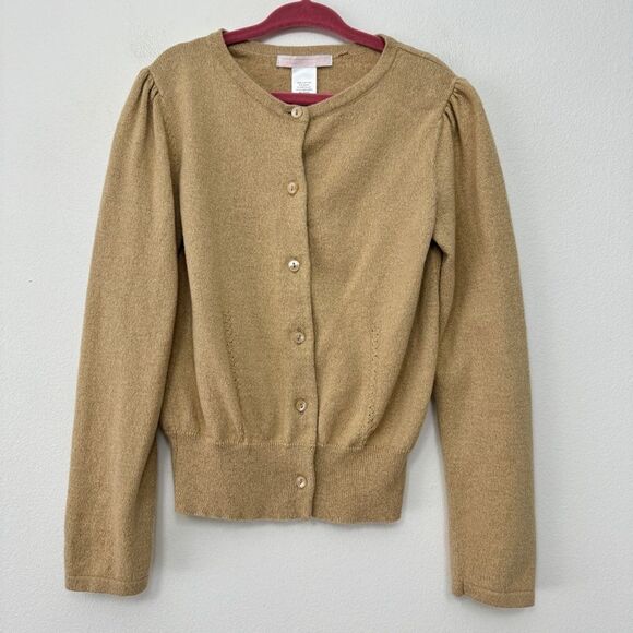Janie and Jack Other - Janie and Jack Kids Gold Cardigan Sweater Size 7